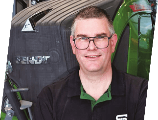 Pierrick Le Bihan responsable comptabilité Servipro concessionnaire Fendt matériel agricole Bretagne