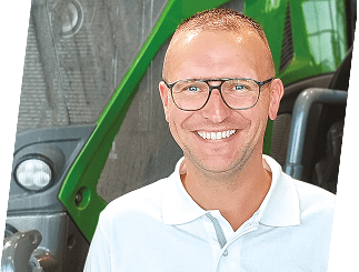 Ismael Rouillac responsable des ventes Servipro concessionnaire Fendt matériel agricole Bretagne